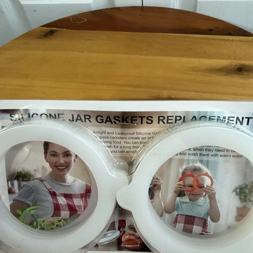 Silicone Jar Gaskets Replacements NEW Open Box 11 Gaskets Canning Cottage
